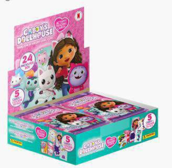 Gabby's Dollhouse: Time for a Meow-Zing fun Trading Cards Flow Packs Display (24) 