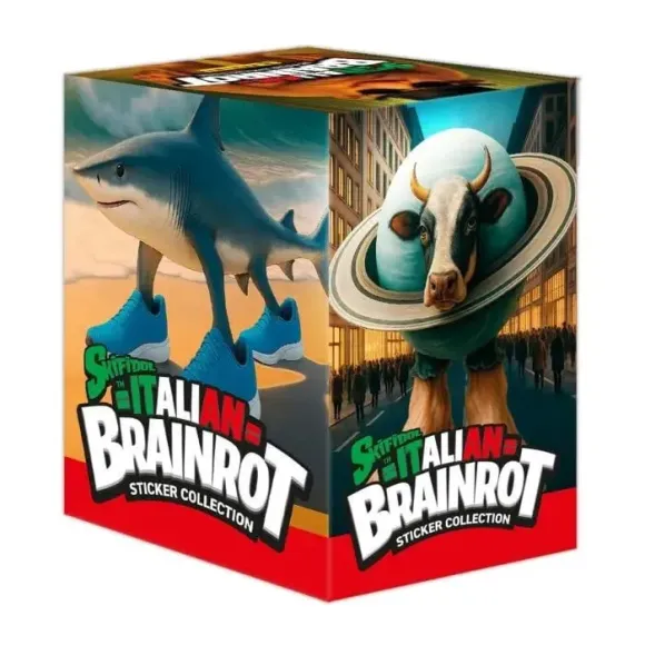 Italian Brainrot Stickers Box (36) 