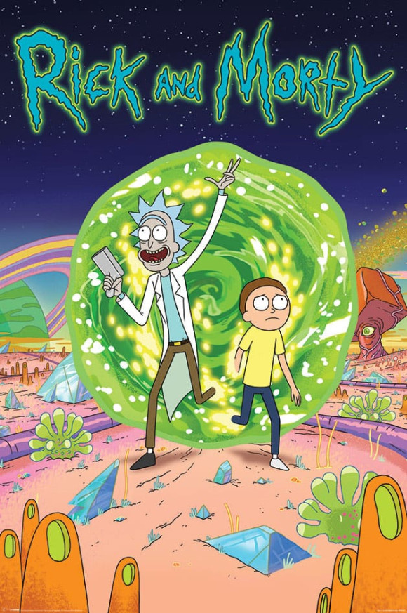 Rick and Morty Poster Set Portal 61 x 91 cm (4)