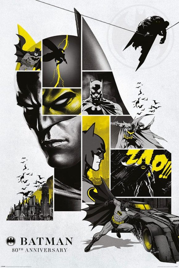 DC Comics Poster Set Batman 80th Anniversary 61 x 91 cm (4)