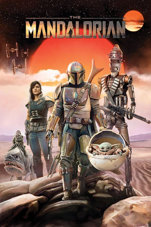 Star Wars: The Mandalorian Poster Set Group 61 x 91 cm (5)