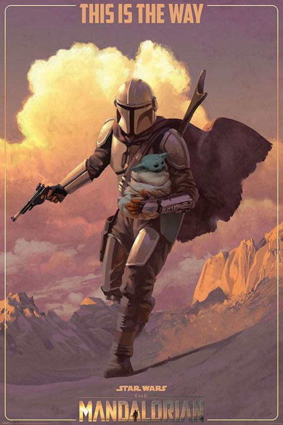 Star Wars The Mandalorian Poster Set On The Run 61 x 91 cm (5)