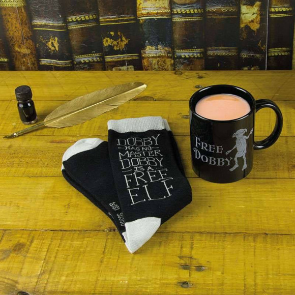 Harry Potter Free Dobby Set Tasse und Socken