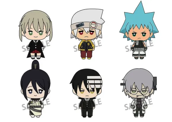 Soul Eater Nyokinto Mascot PVC Figuren 5 cm Sortiment (6)      