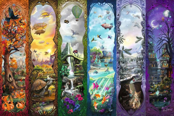 Ravensburger Puzzle Die sechs Portale (7000 Teile)