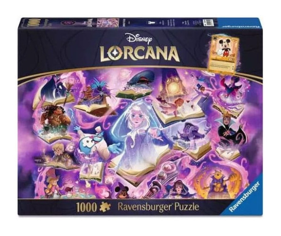 Disney Lorcana Puzzle Glimmers of the Realm: Amethyst (1000 Teile)