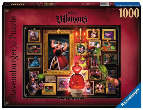 Disney Villainous Puzzle Herzkönigin (1000 Teile)