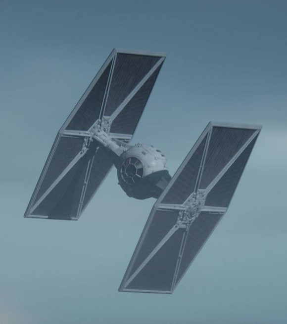 Star Wars The Mandalorian Modellbausatz 1/65 Outland TIE Fighter 16 cm