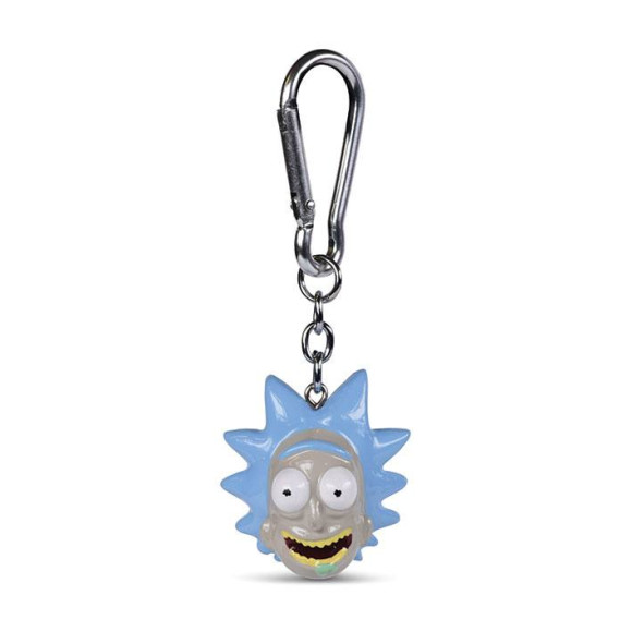 Rick and Morty 3D-Schlüsselanhänger Rick 4 cm Umkarton (10)