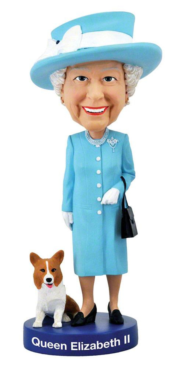 Queen Elizabeth II Wackelkopf-Figur 20 cm