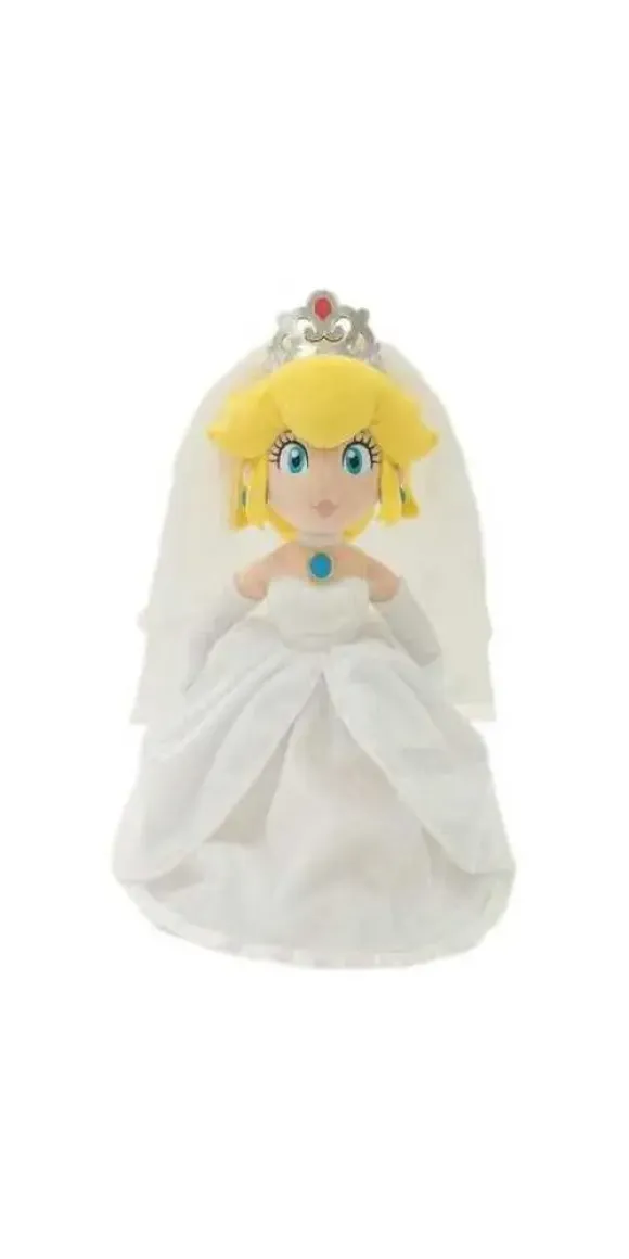 Super Mario Plüschfigur Princess Peach Wedding 40 cm