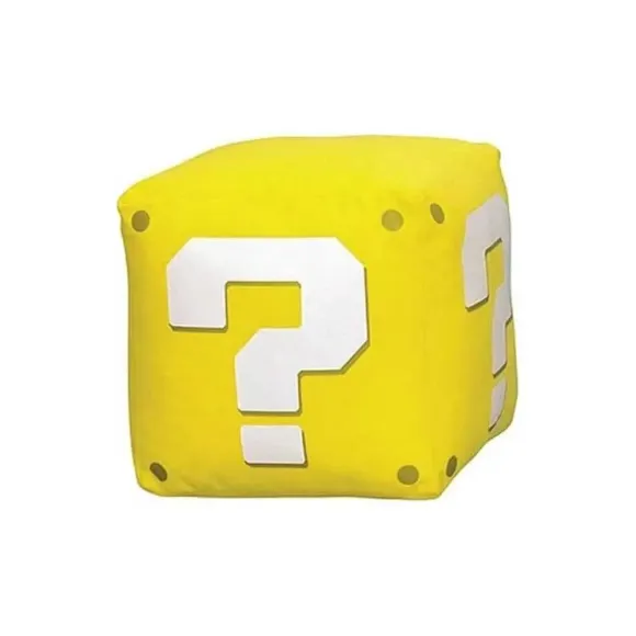 Super Mario Plüschfigur Fragezeichen 12 cm
