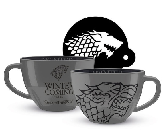 Game of Thrones Haus Stark Cappuccino Tasse