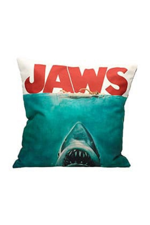 Jaws Kissen Poster Collage 40 cm