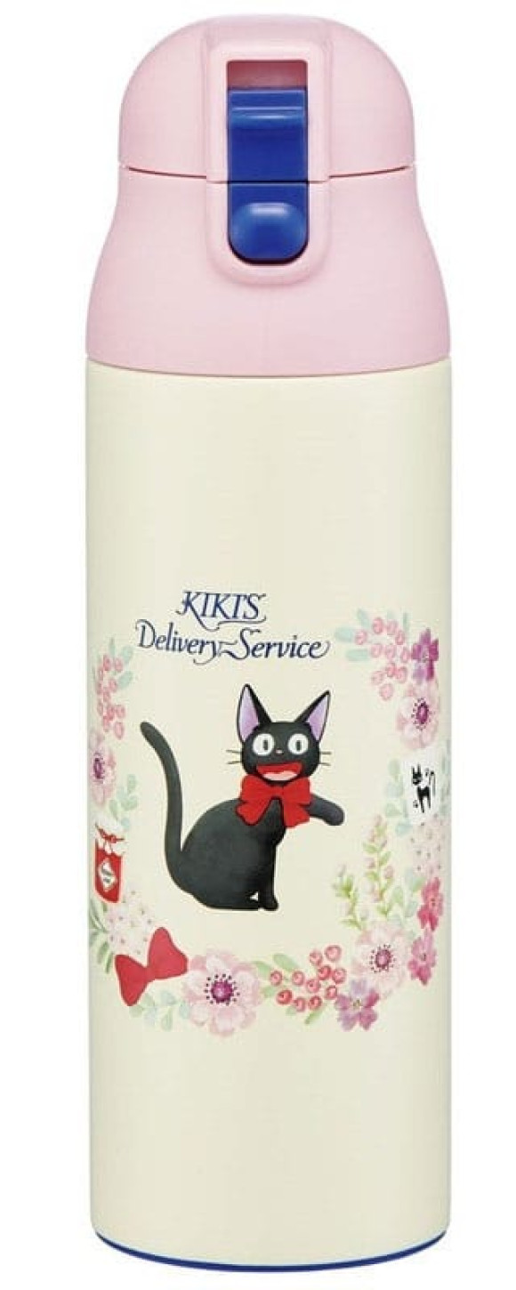 Kikis kleiner Lieferservice Trinkflasche One Push Jiji Flower garland 500 ml
