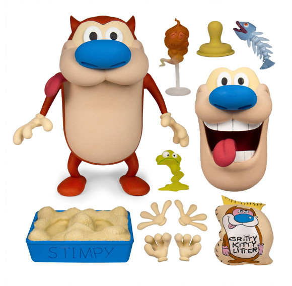 Ren und Stimpy - Stimpy Deluxe Actionfigur 18 cm