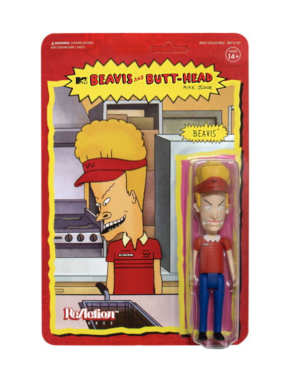 Beavis & Butt-Head Wave 1 Burger World Beavis ReAction Actionfigur 10 cm