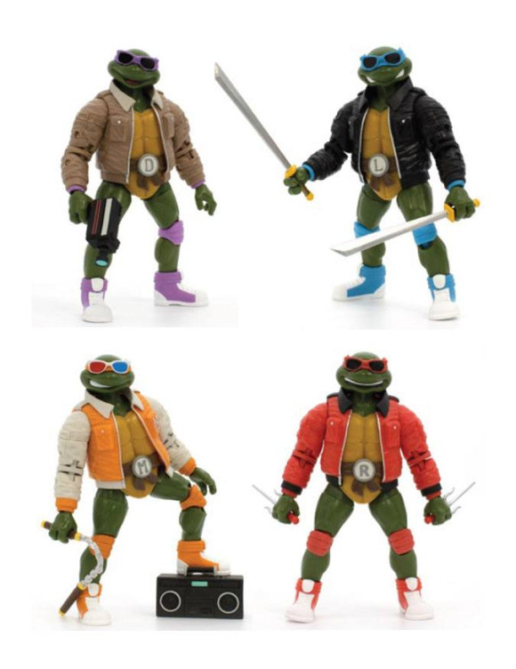 Teenage Mutant Ninja Turtles BST AXN Actionfiguren 13 cm Street Gang Sortiment #1 Exclusive