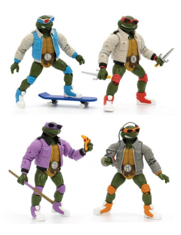 Teenage Mutant Ninja Turtles BST AXN Actionfiguren 13 cm Street Gang Sortiment #3 Exclusive