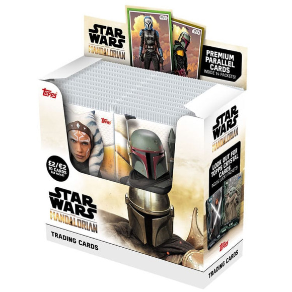 Star Wars: The Mandalorian Sammelkarten Booster Display