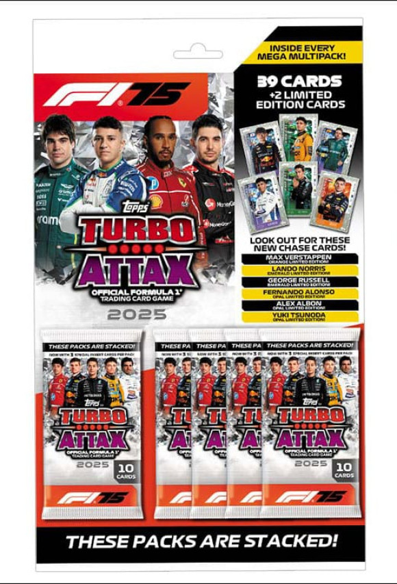 Formel 1 Turbo Attax TCG 2025 Mega Multipack *Deutsche Version*