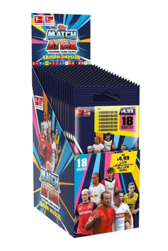Bundesliga Match Attax Trading Cards 2025/26 Power Pack Display (14) 
