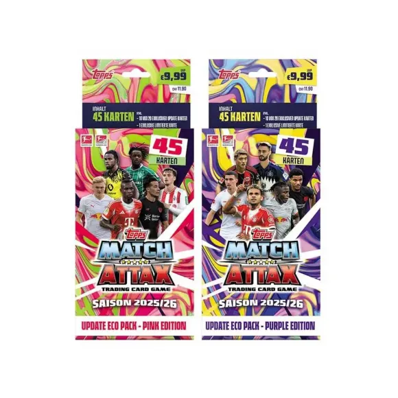 Bundesliga Match Attax Trading Cards 2025/26 Update Eco Pack