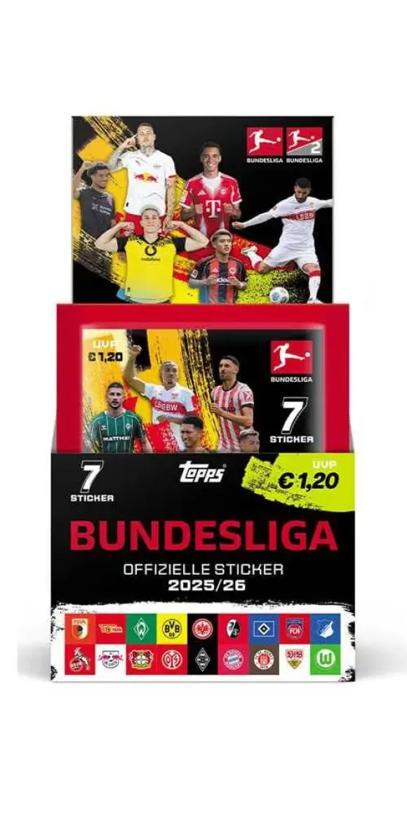 Bundesliga 2025/26 Sticker Collection Display (50)