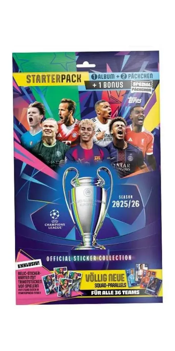 UEFA Champions League 2025/26 Sticker Collection Starter Pack