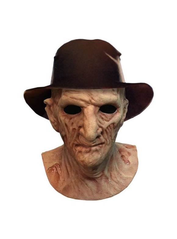 Nightmare II Freddy Krueger Deluxe Latex-Maske mit Hut