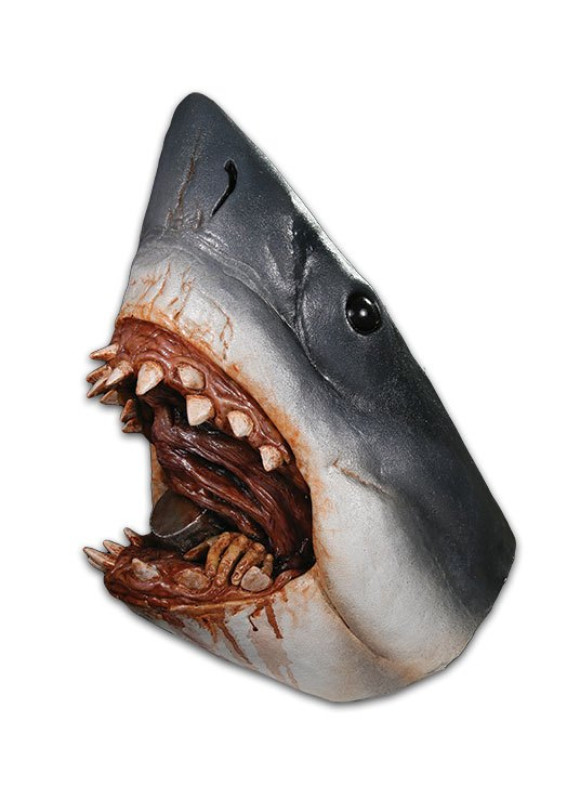 Der weiße Hai Bruce the Shark Latex-Maske