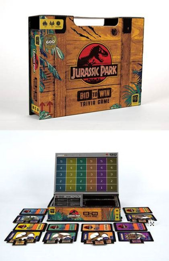 Jurassic Park Bid to Win Trivia Brettspiel