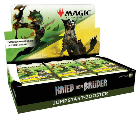 Magic the Gathering Krieg der Brüder Jumpstart-Booster Display (18) deutsch