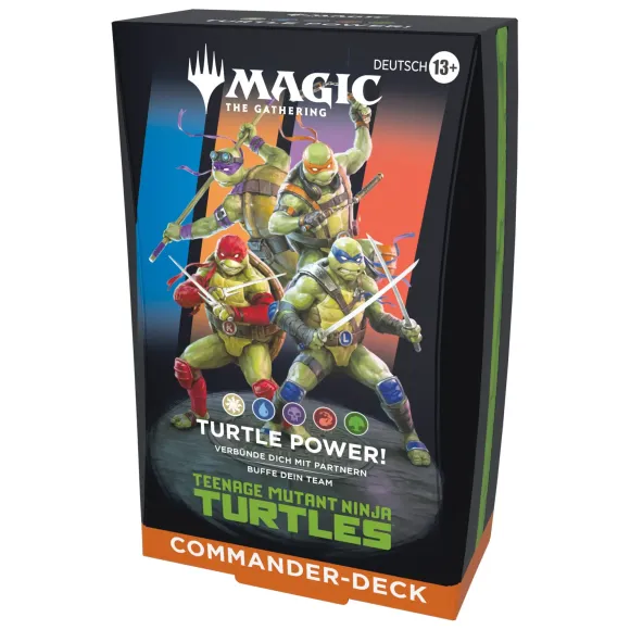 Magic the Gathering Teenage Mutant Ninja Turtles Commander-Decks Umkarton (4) deutsch