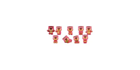 Toy Story Cosbi Minifiguren Lotso 8 cm Blind Box Display (8)              