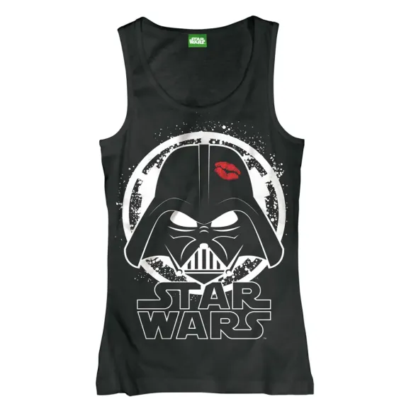 Star Wars Girlie Tank Top Kiss Me Vader