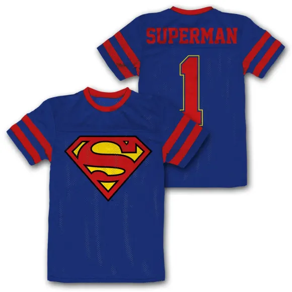 DC Comics Mesh Trikot Superman Logo