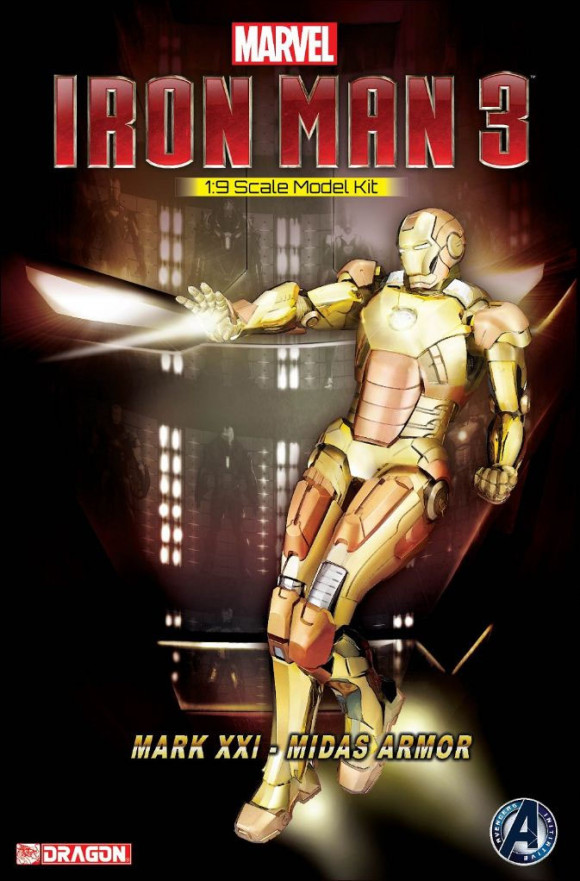 Iron Man Mark XXI Midas Armor 1/9 Plastic Model Kit 20 cm
