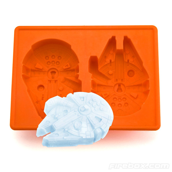 Star Wars Eiswürfel und Backform Millennium Falcon
