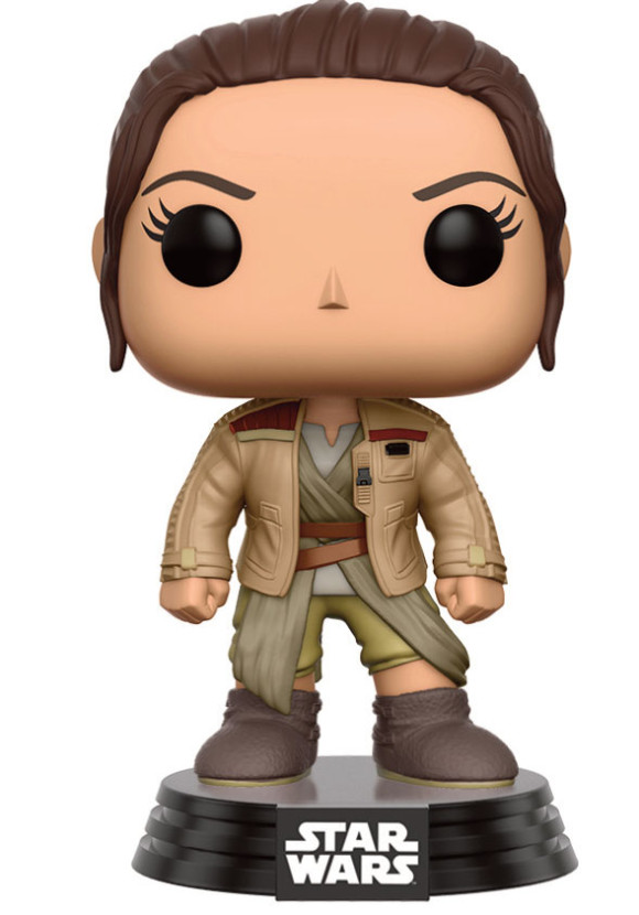 Star Wars VII Rey in Finns Jacket POP! Figur 9 cm