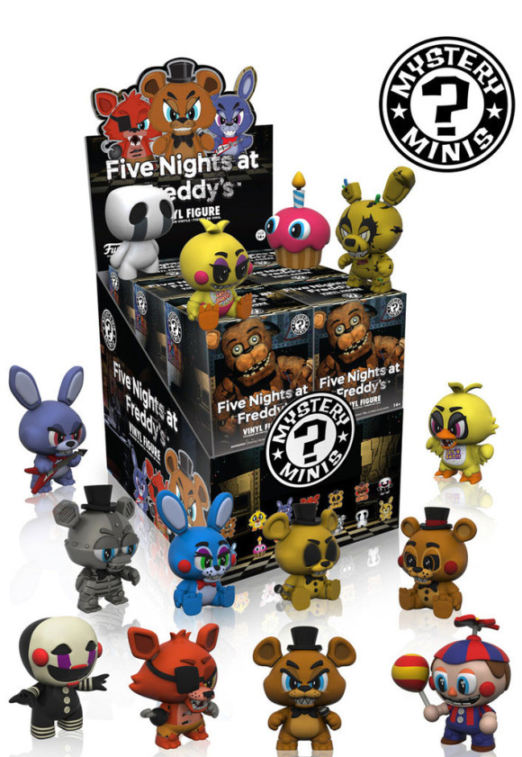 Five Nights at Freddy's Mystery Minis Figuren 6 cm Display