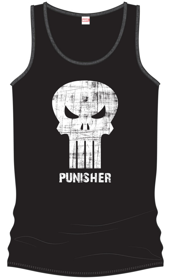 Punisher Tank Top Distress Logo