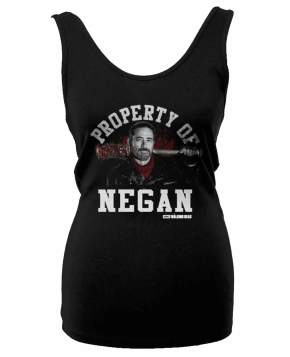 The Walking Dead Girlie Tank Top Property of Negan