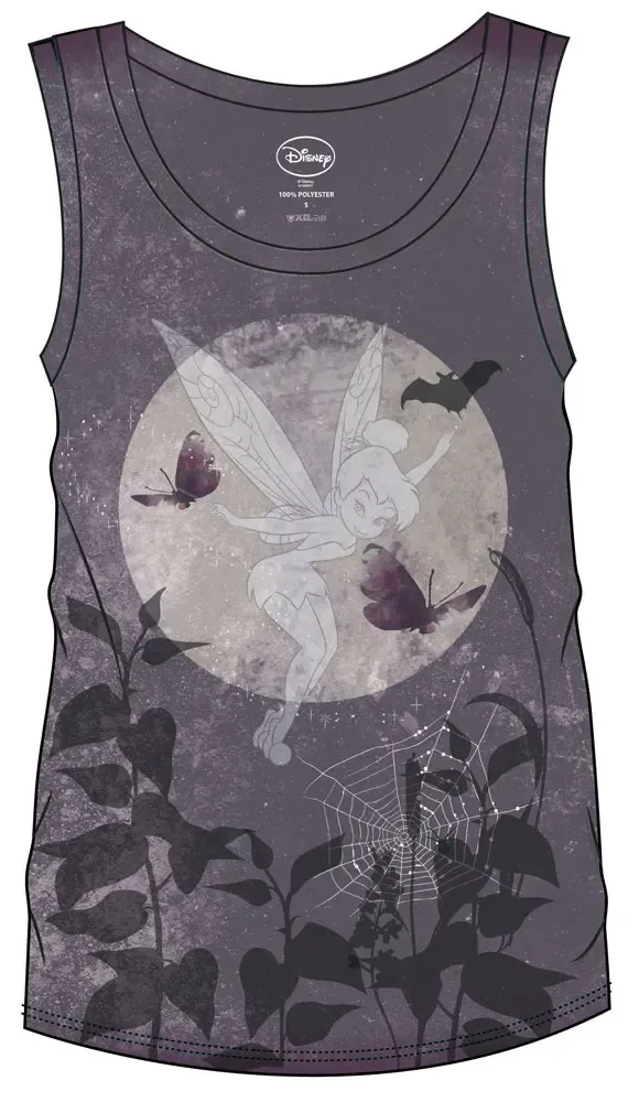 Disney Sublimation Girlie Tank Top Tinkerbell Dark