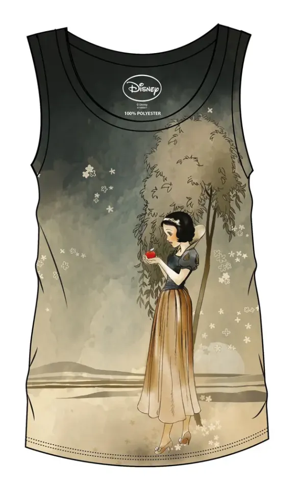 Schneewittchen und die sieben Zwerge Sublimation Girlie Tank Top Snow White & Apple