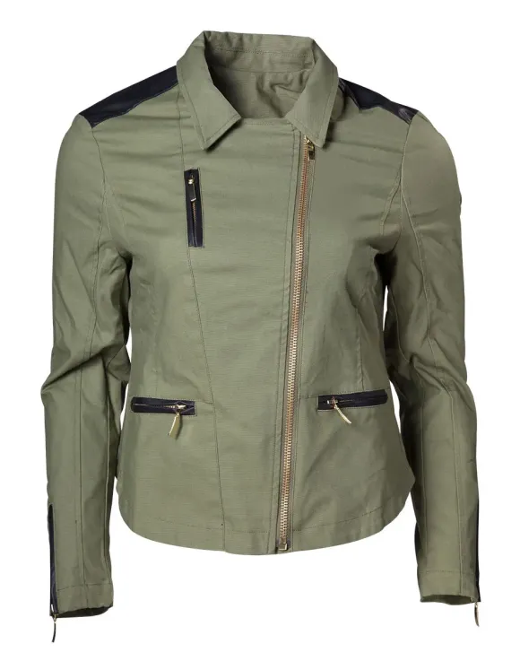 The Legend of Zelda Girlie Biker-Jacke Triforce Logo