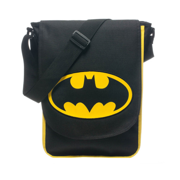 Batman Umhängetasche Logo Schwarz Gelb