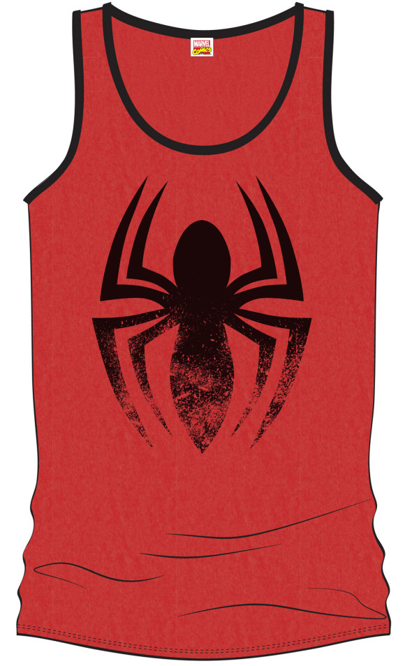Spider-Man Tank Top Distress Spider rot