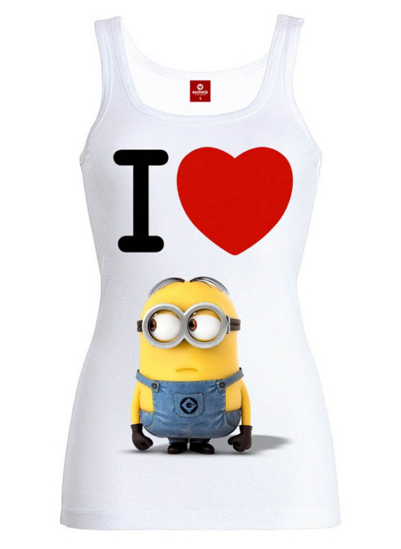 Ich - Einfach Unverbesserlich 2 Girlie Tank Top I Love Minions