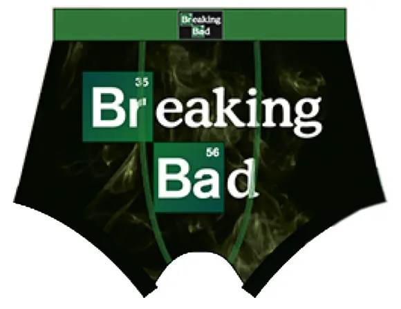 Breaking Bad Boxershorts Green Smoke